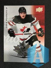 2020-21 Upper Deck Team Canada Juniors #79 Cole Perfetti
